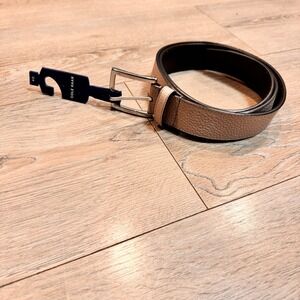Cole Haan Mens 35mm Belt W Harness Buckle Downtown Gey Tan Color Size 40